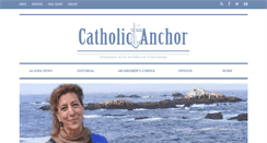 Desktop Screenshot of catholicanchor.org