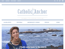 Tablet Screenshot of catholicanchor.org